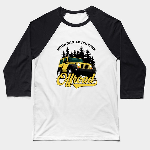 Jeep offroad! Baseball T-Shirt by SmartLegion